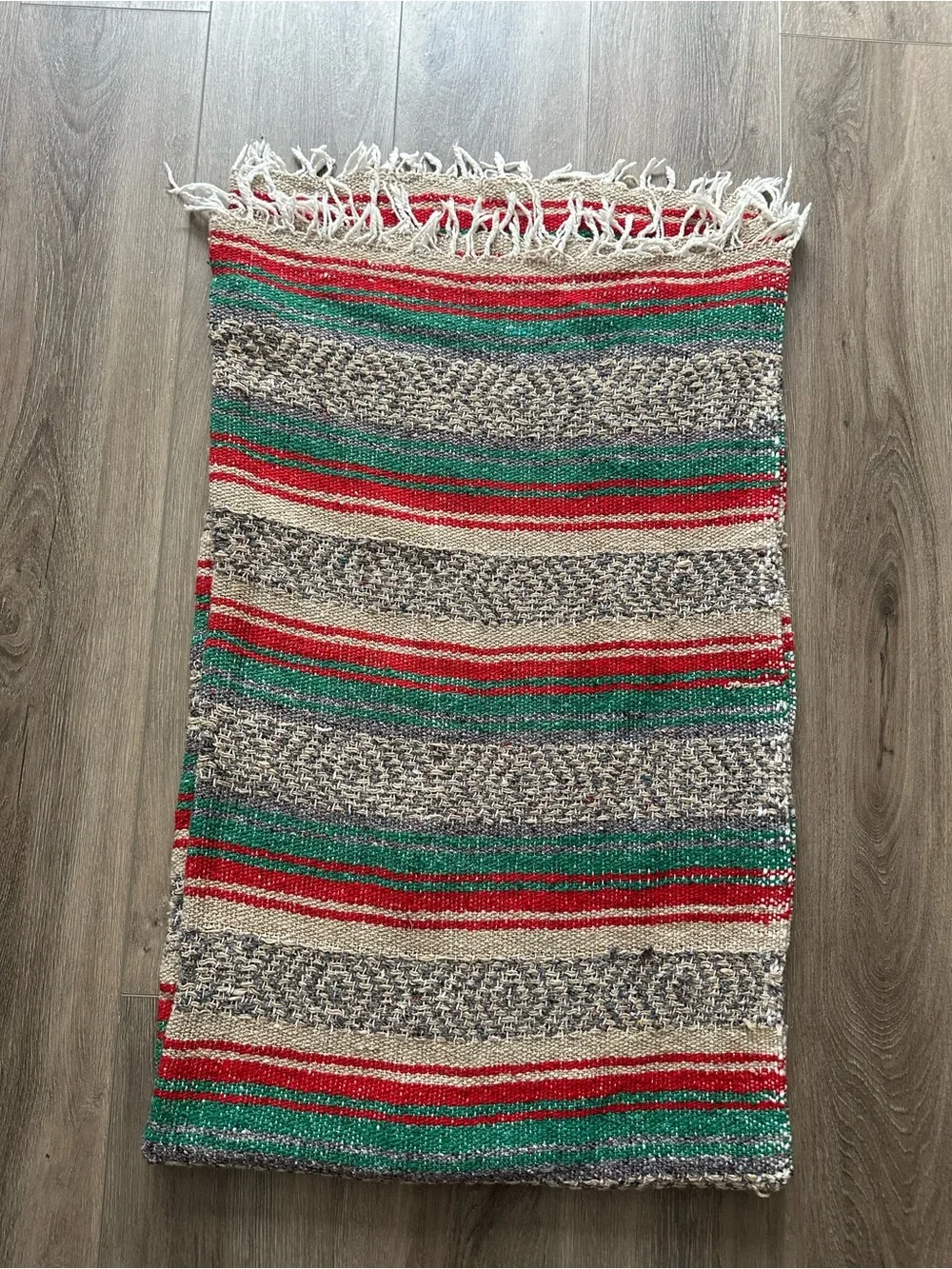AUTHENTIC MEXICAN Handwoven Cotton Throw